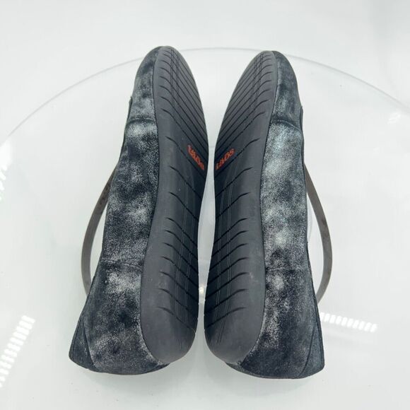 Taos Rascal Ballet Flats Women's 9.5 Black Metallic Leather Slip On Casual - Picture 7 of 12